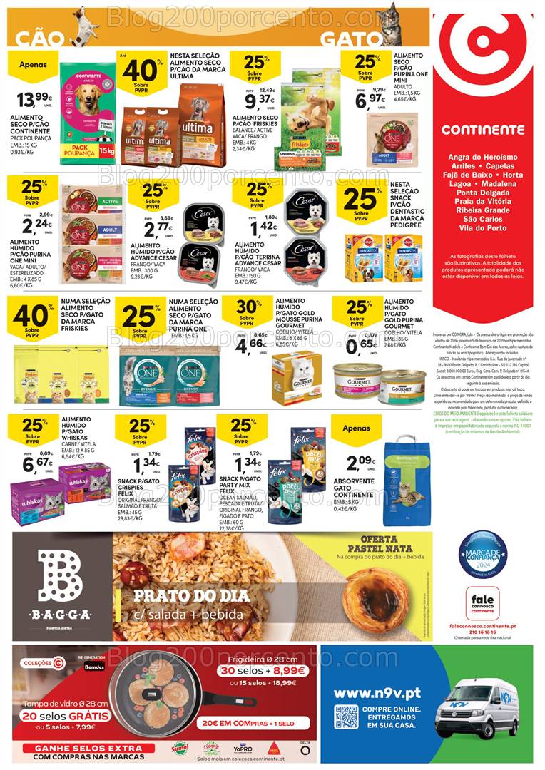 Antevisão Folheto CONTINENTE Açores Promoções de 23 janeiro a 5 fevereiro