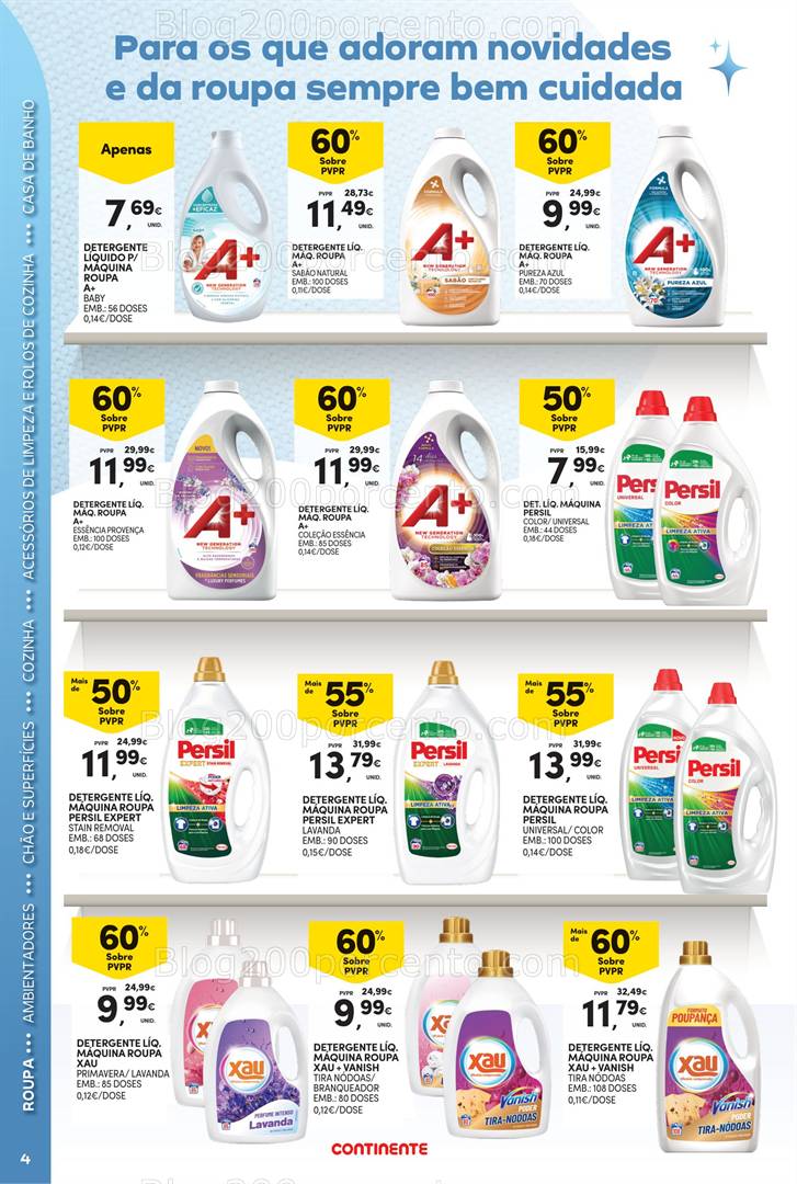 Antevisão Folheto CONTINENTE Açores Limpeza Promoções de 13 a 26 maio