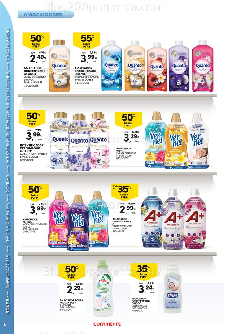 Antevisão Folheto CONTINENTE Açores Limpeza Promoções de 13 a 26 maio