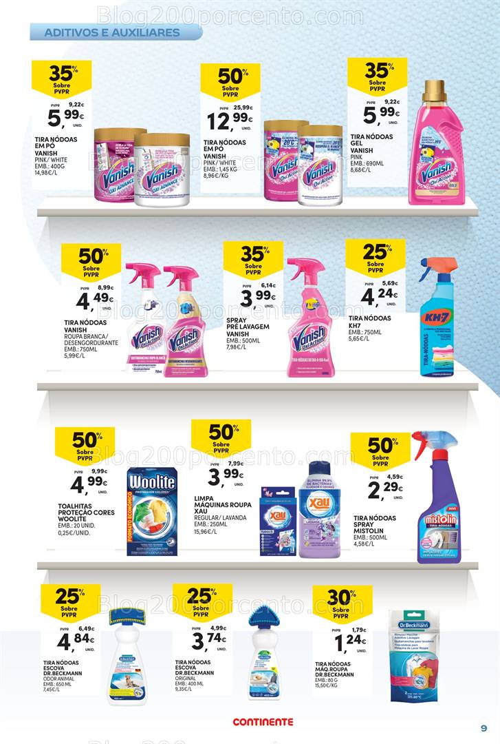 Antevisão Folheto CONTINENTE Açores Limpeza Promoções de 13 a 26 maio