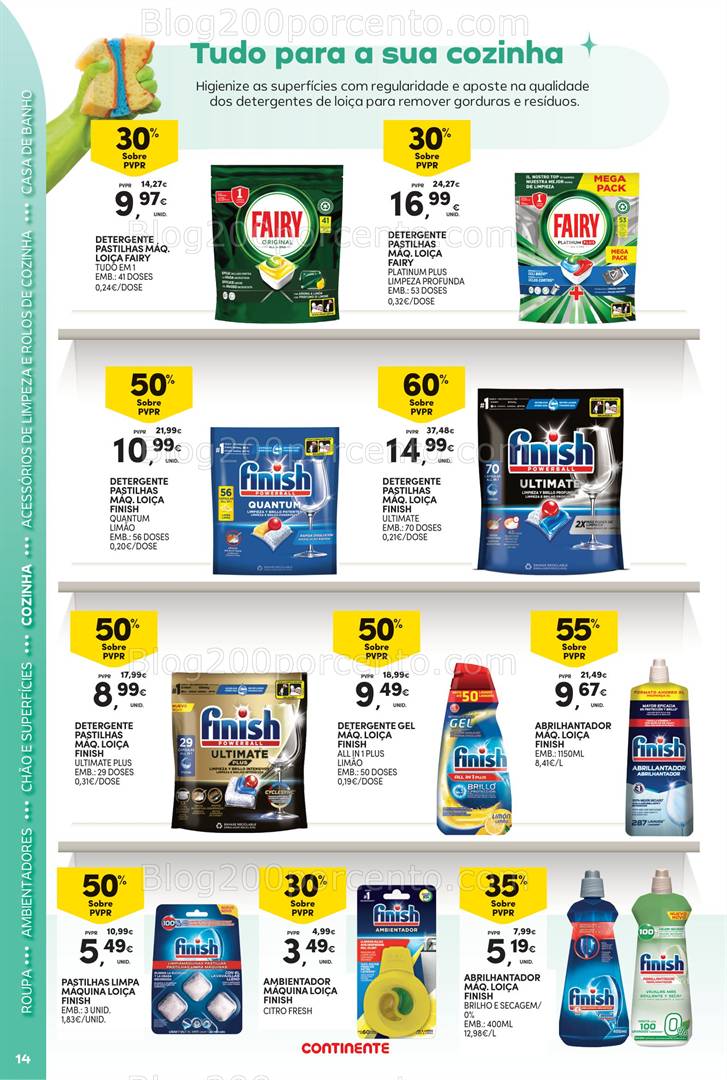 Antevisão Folheto CONTINENTE Açores Limpeza Promoções de 13 a 26 maio