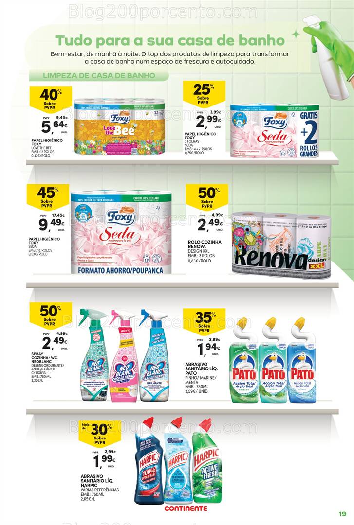 Antevisão Folheto CONTINENTE Açores Limpeza Promoções de 13 a 26 maio