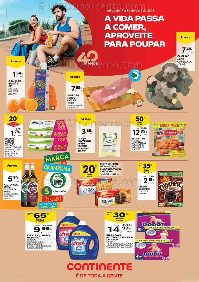 Antevisão Folheto CONTINENTE Açores Promoções de 17 a 30 abril