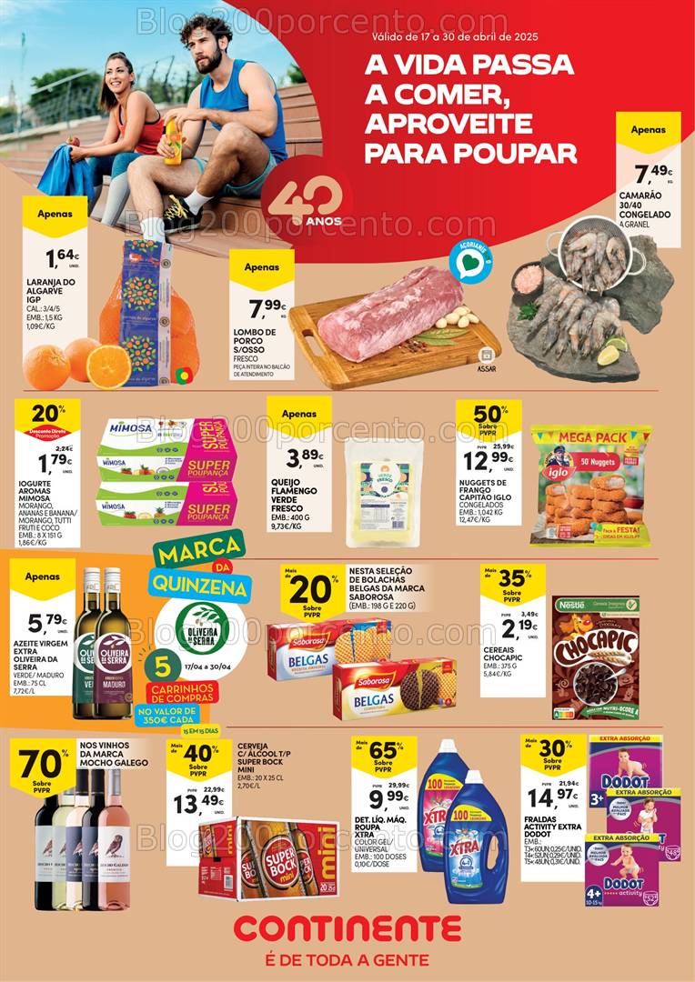 Antevisão Folheto CONTINENTE Açores Promoções de 17 a 30 abril