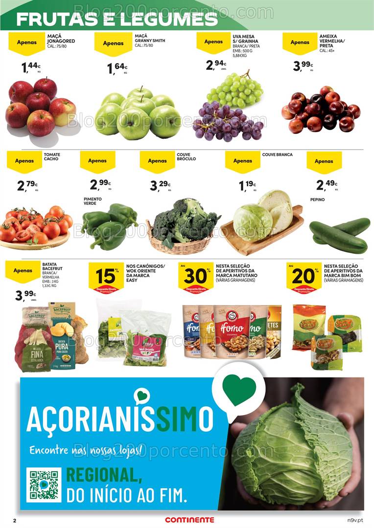 Antevisão Folheto CONTINENTE Açores Promoções de 17 a 30 abril