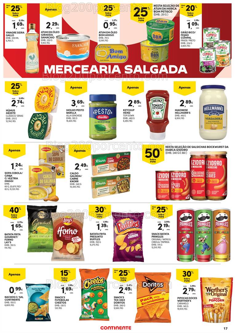 Antevisão Folheto CONTINENTE Açores Promoções de 17 a 30 abril