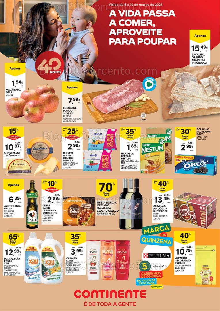 Antevisão Folheto CONTINENTE Açores Promoções de 6 a 19 março