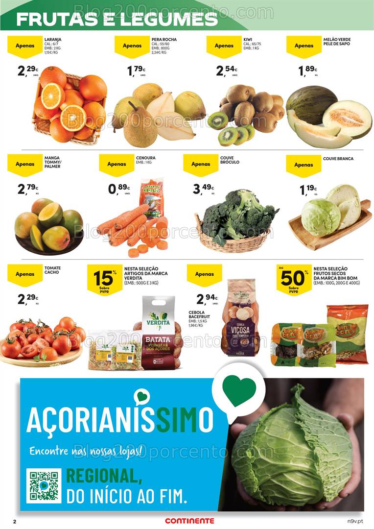 Antevisão Folheto CONTINENTE Açores Promoções de 6 a 19 março