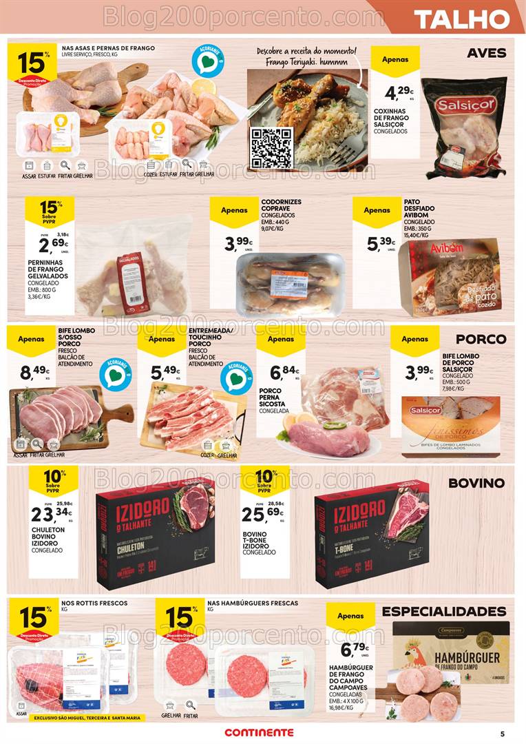 Antevisão Folheto CONTINENTE Açores Promoções de 6 a 19 março