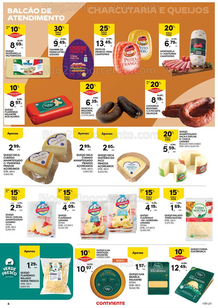 Antevisão Folheto CONTINENTE Açores Promoções de 6 a 19 março