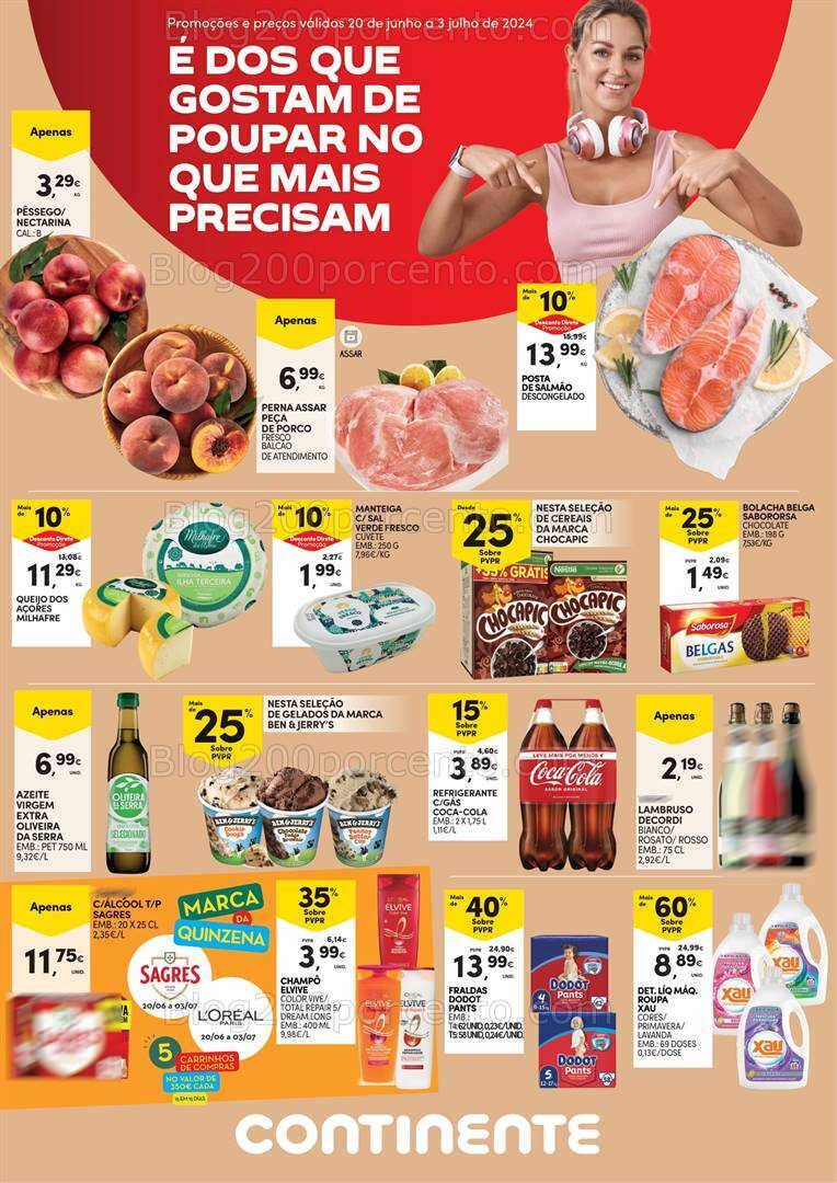 Antevisão Folheto CONTINENTE Açores Promoções de 20 junho a 3 julho