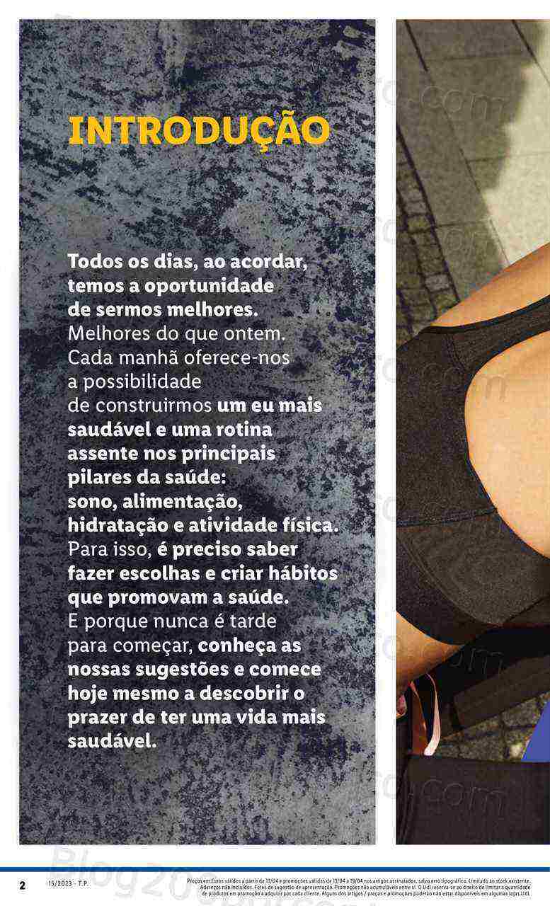 Antevisão Folheto LIDL Vida Saudável Promoções de 13 a 19 abril