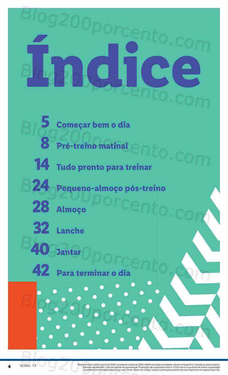 Antevisão Folheto LIDL Vida Saudável Promoções de 13 a 19 abril