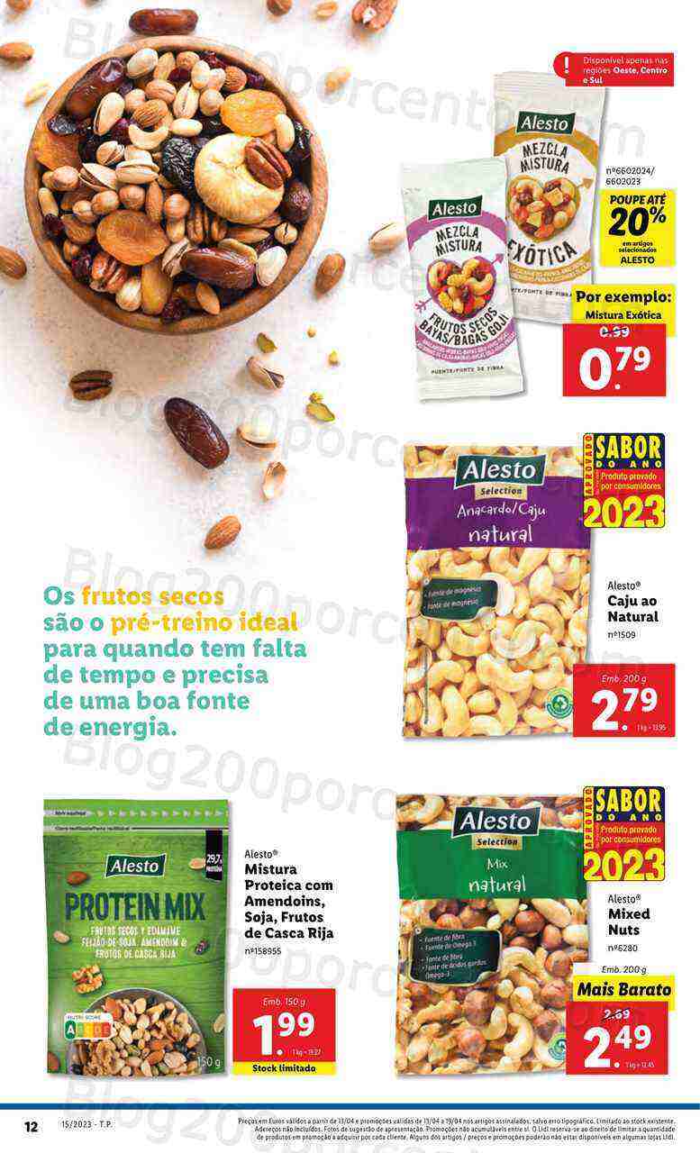 Antevisão Folheto LIDL Vida Saudável Promoções de 13 a 19 abril