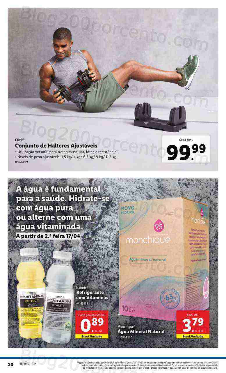 Antevisão Folheto LIDL Vida Saudável Promoções de 13 a 19 abril