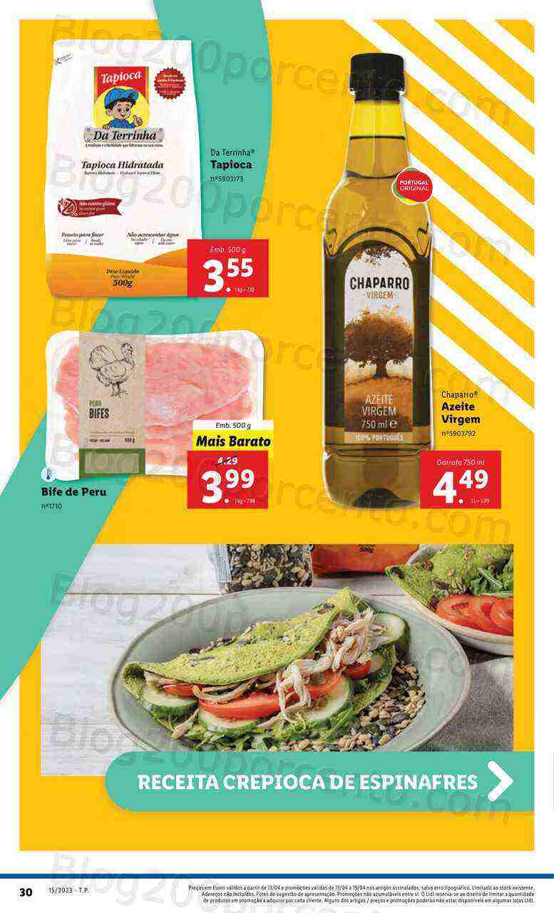 Antevisão Folheto LIDL Vida Saudável Promoções de 13 a 19 abril
