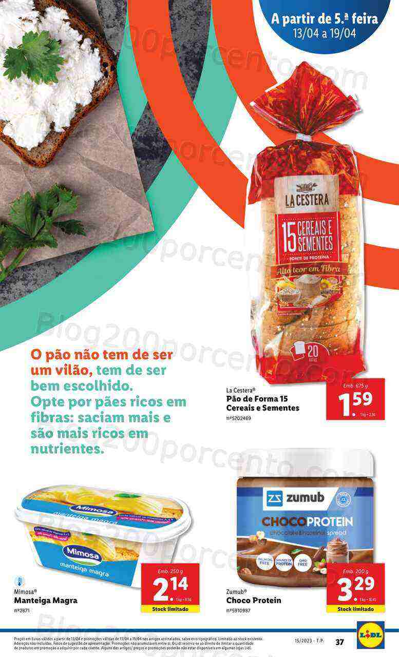 Antevisão Folheto LIDL Vida Saudável Promoções de 13 a 19 abril