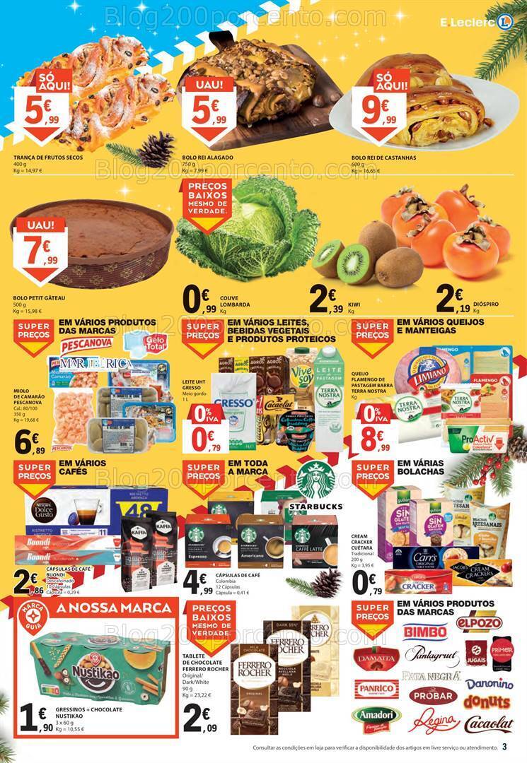 Antevisão Folheto E-LECLERC Promoções Fim de Semana - 17 a 19 novembro