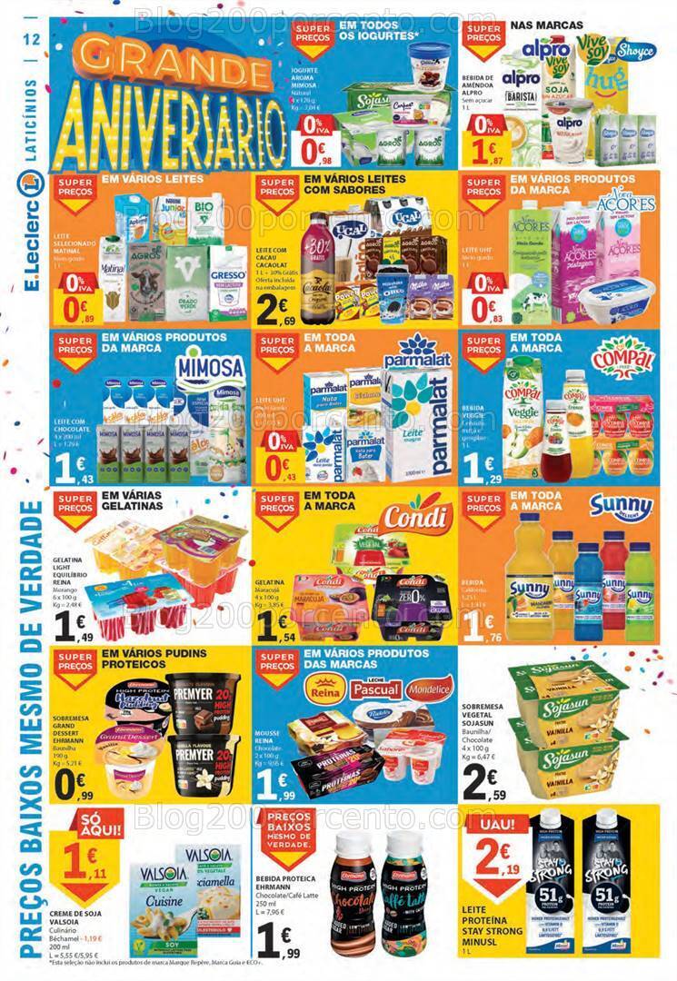 Antevisão Folheto E-LECLERC Aniversário Promoções de 26 outubro a 1 novembro
