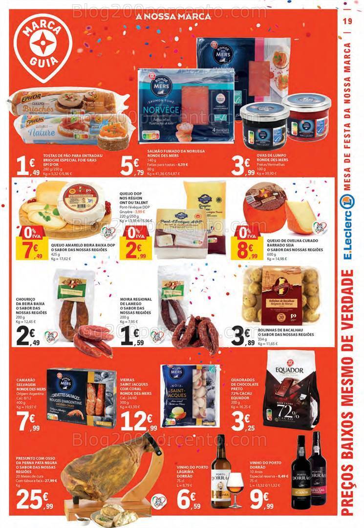 Antevisão Folheto E-LECLERC Aniversário Promoções de 26 outubro a 1 novembro