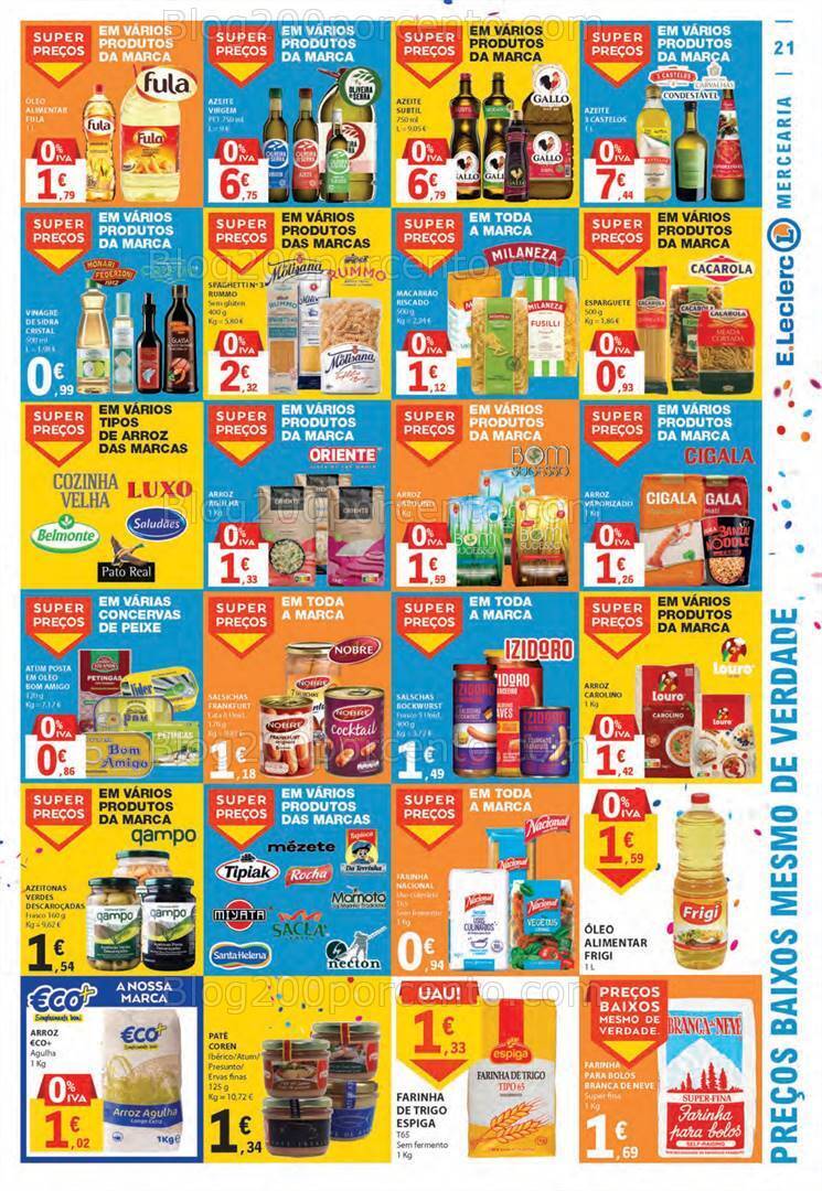 Antevisão Folheto E-LECLERC Aniversário Promoções de 26 outubro a 1 novembro