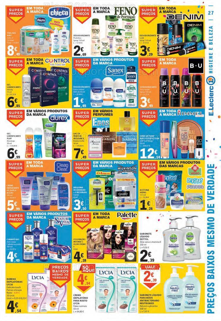 Antevisão Folheto E-LECLERC Aniversário Promoções de 26 outubro a 1 novembro