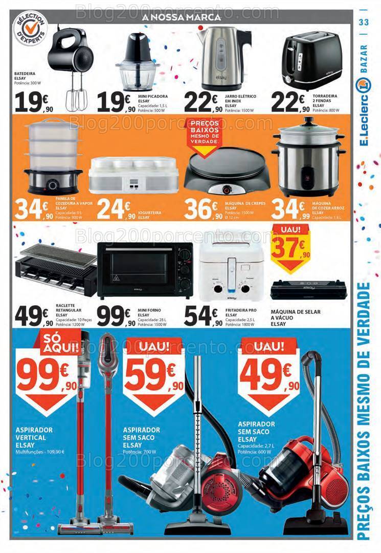 Antevisão Folheto E-LECLERC Aniversário Promoções de 26 outubro a 1 novembro