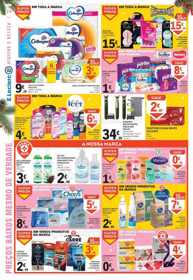 Antevisão Folheto E-LECLERC Promoções de 30 novembro a 6 dezembro