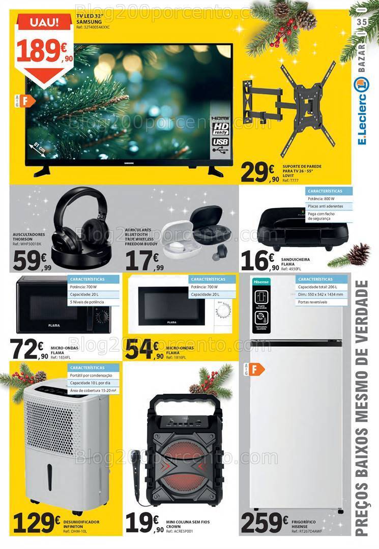 Antevisão Folheto E-LECLERC Promoções de 30 novembro a 6 dezembro