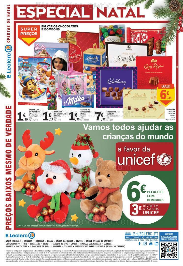 Antevisão Folheto E-LECLERC Promoções de 30 novembro a 6 dezembro
