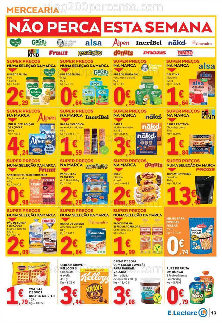 Antevisão Folheto E-LECLERC Promoções de 9 a 15 maio