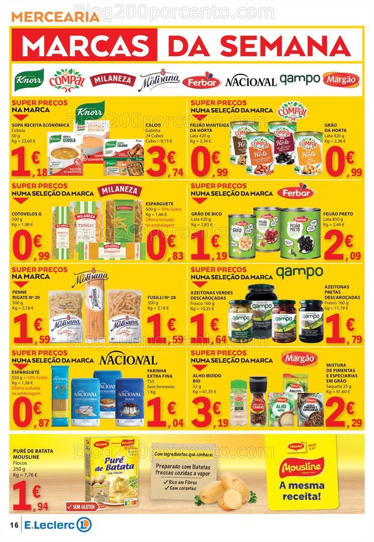 Antevisão Folheto E-LECLERC Promoções de 9 a 15 maio