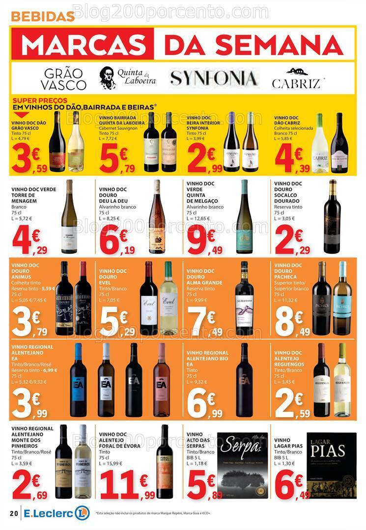 Antevisão Folheto E-LECLERC Promoções de 9 a 15 maio