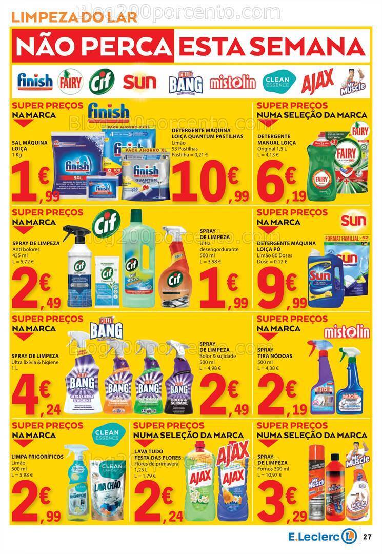 Antevisão Folheto E-LECLERC Promoções de 9 a 15 maio