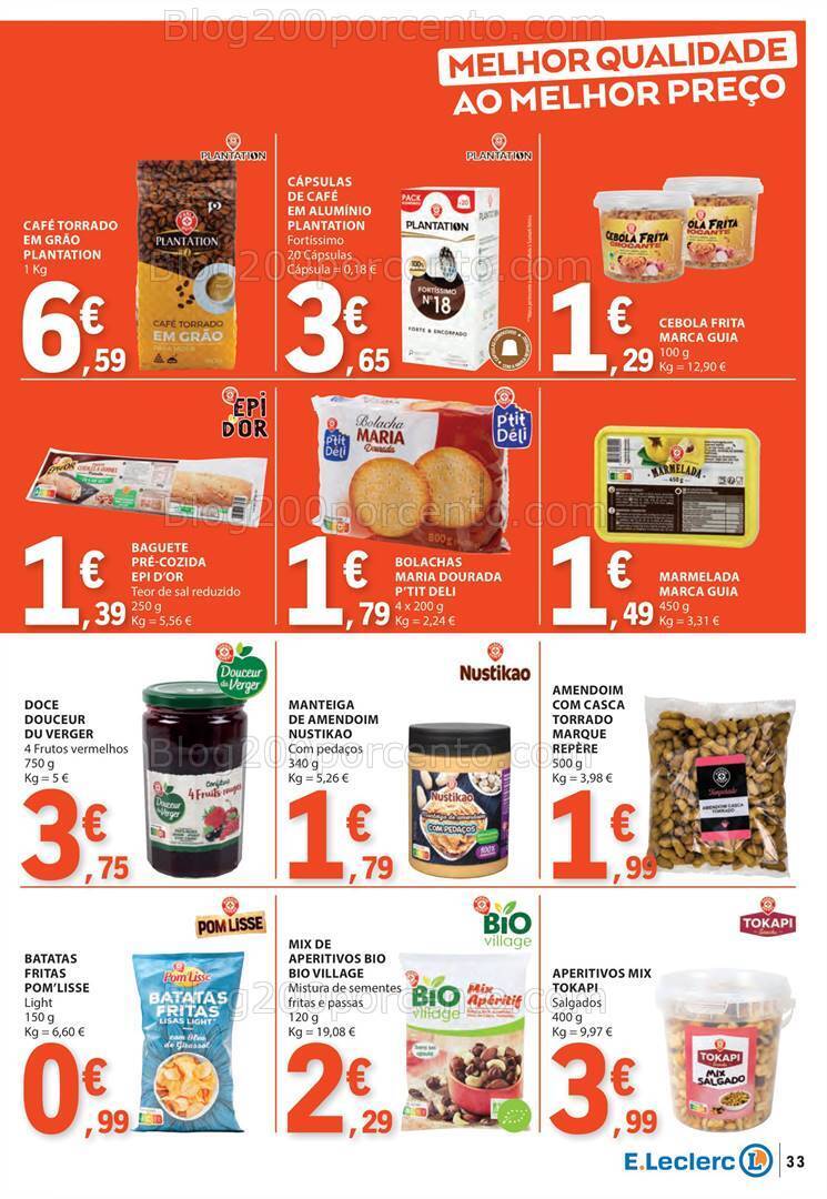 Antevisão Folheto E-LECLERC Promoções de 9 a 15 maio