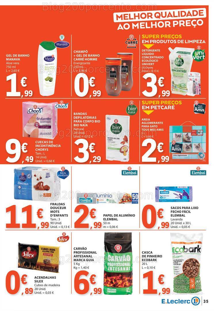 Antevisão Folheto E-LECLERC Promoções de 9 a 15 maio