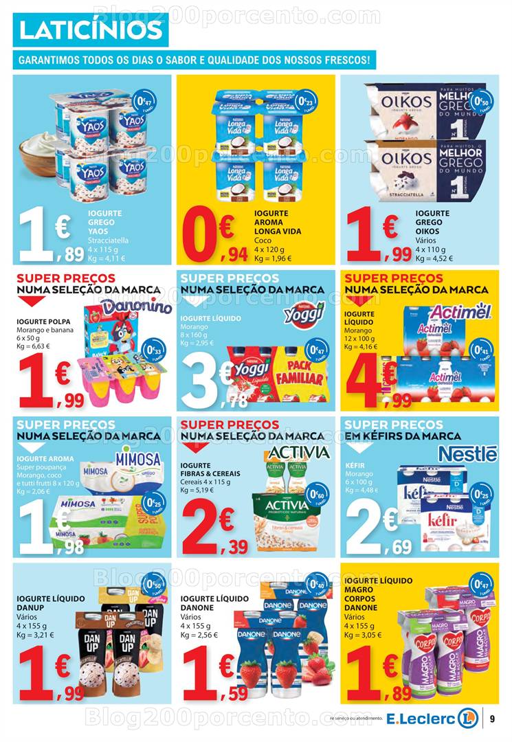 Antevisão Folheto E-LECLERC Promoções de 1 maio a 7 maio