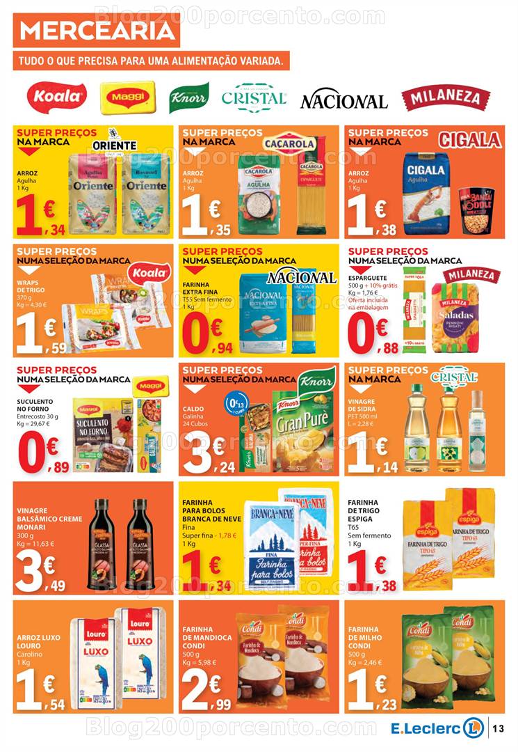 Antevisão Folheto E-LECLERC Promoções de 1 maio a 7 maio
