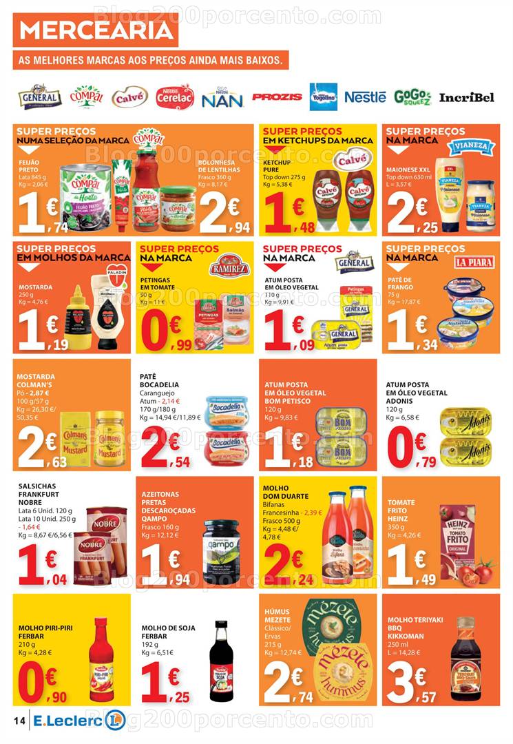Antevisão Folheto E-LECLERC Promoções de 1 maio a 7 maio