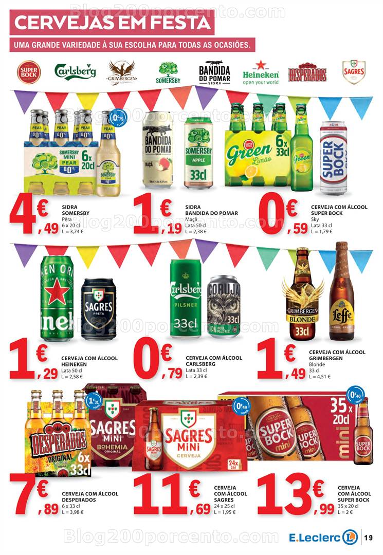 Antevisão Folheto E-LECLERC Promoções de 1 maio a 7 maio