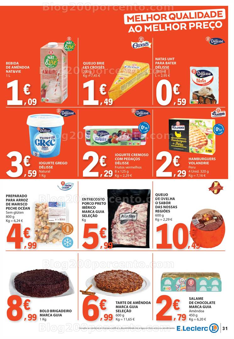 Antevisão Folheto E-LECLERC Marca Própria Promoções de 1 maio a 7 maio marca própria