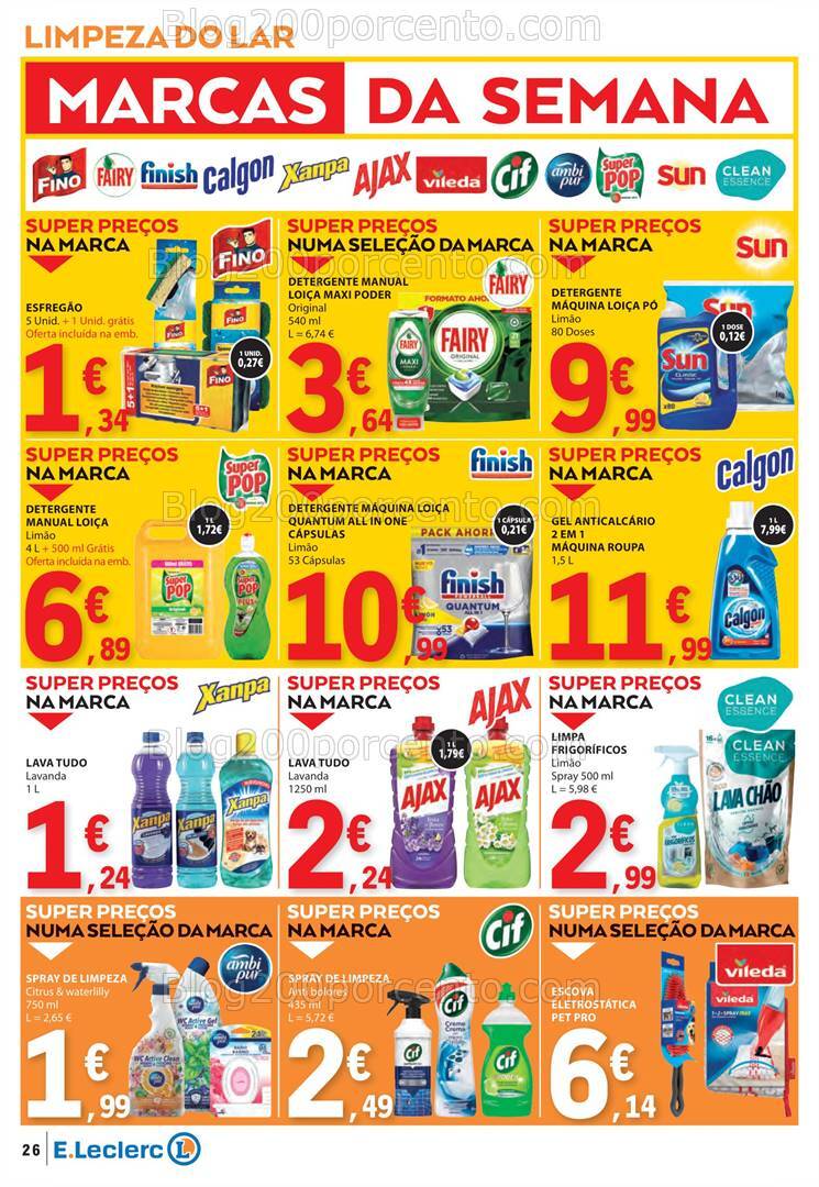 Antevisão Folheto E-LECLERC Promoções de 10 a 16 outubro