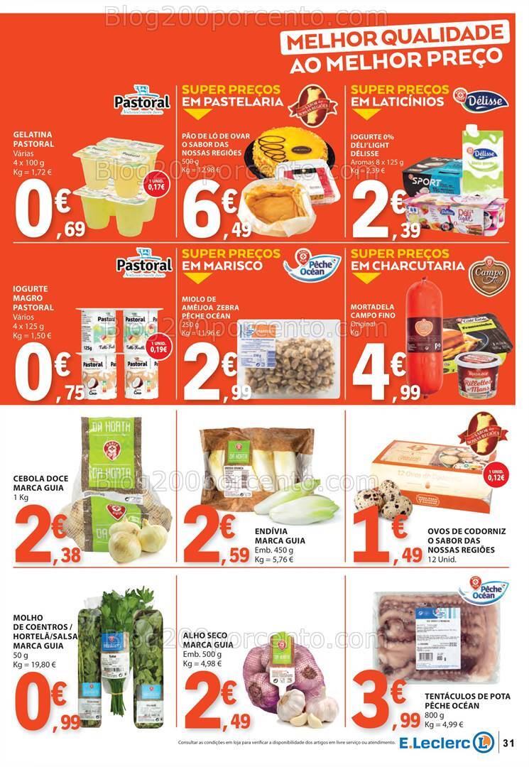 Antevisão Folheto E-LECLERC Promoções de 10 a 16 outubro