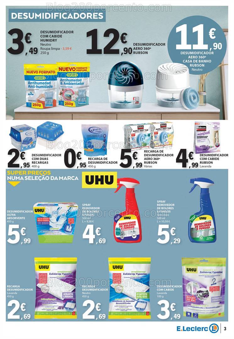 Antevisão Folheto E-LECLERC Bazar Promoções de 10 a 23 outubro