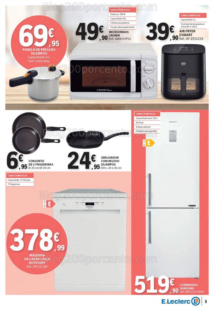 Antevisão Folheto E-LECLERC Bazar Promoções de 10 a 23 outubro