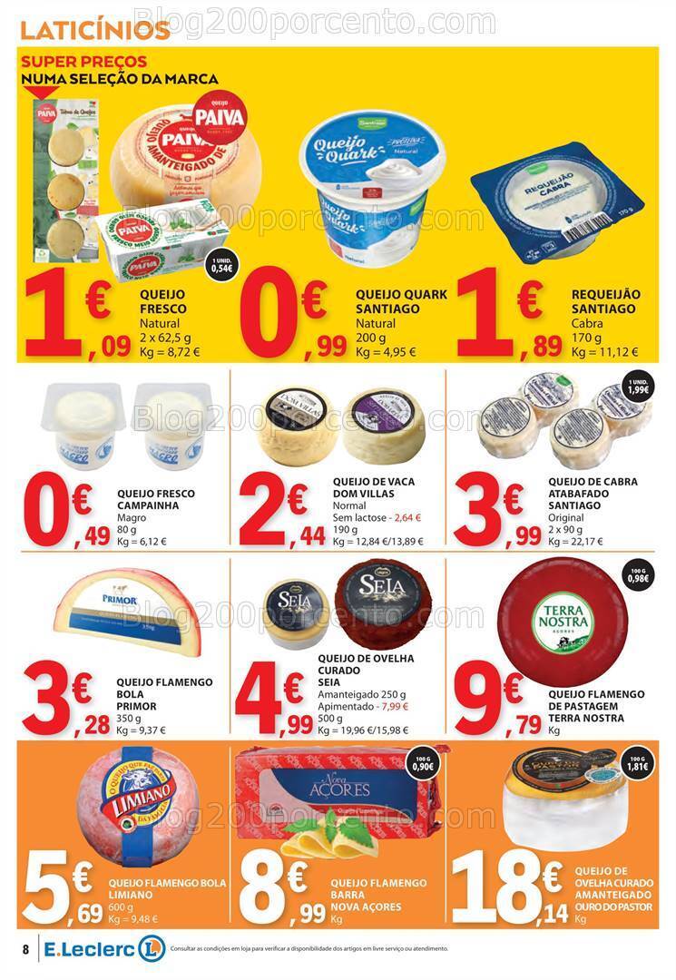 Antevisão Folheto E-LECLERC Promoções de 11 a 17 julho