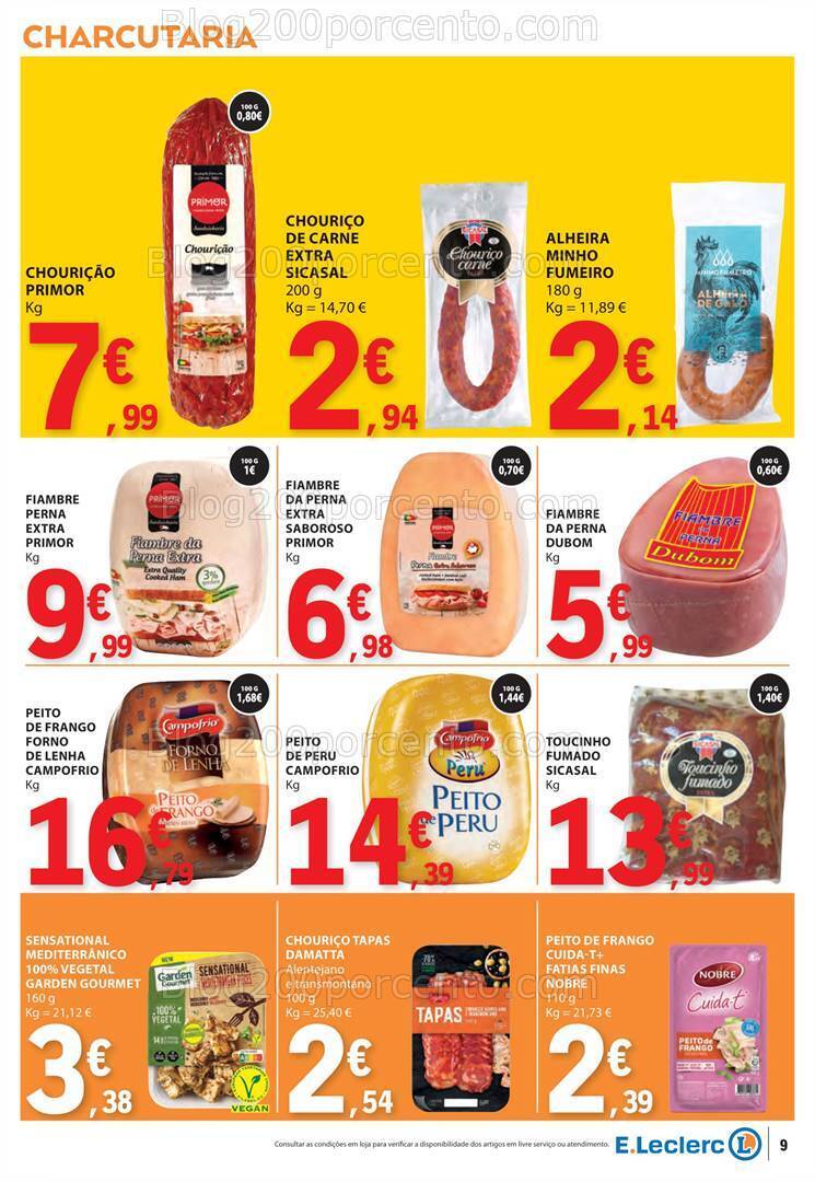 Antevisão Folheto E-LECLERC Promoções de 11 a 17 julho