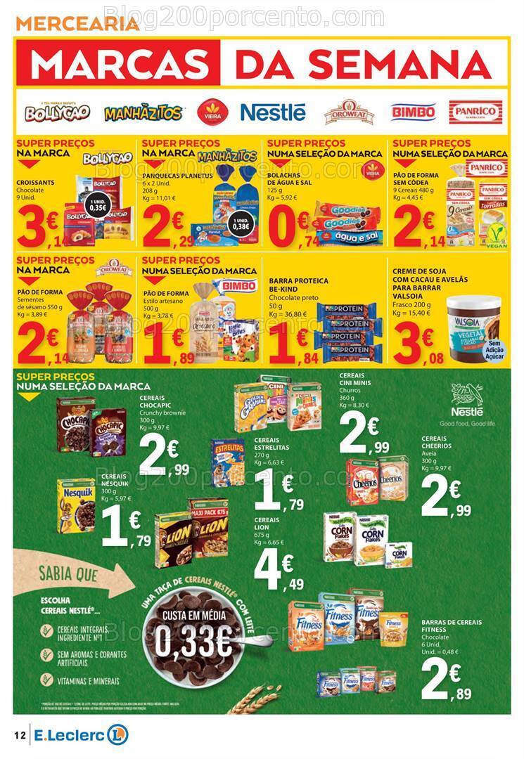 Antevisão Folheto E-LECLERC Promoções de 11 a 17 julho