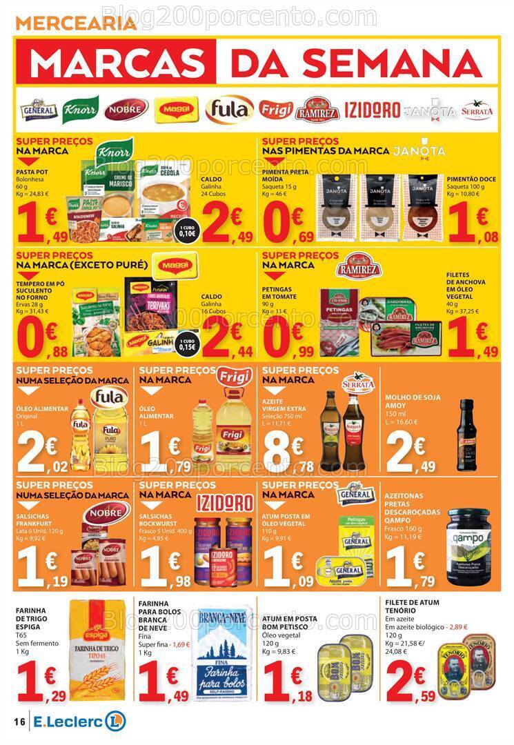 Antevisão Folheto E-LECLERC Promoções de 11 a 17 julho