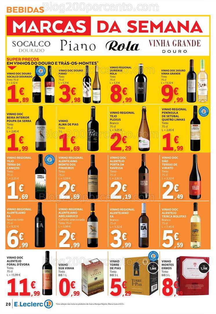 Antevisão Folheto E-LECLERC Promoções de 11 a 17 julho